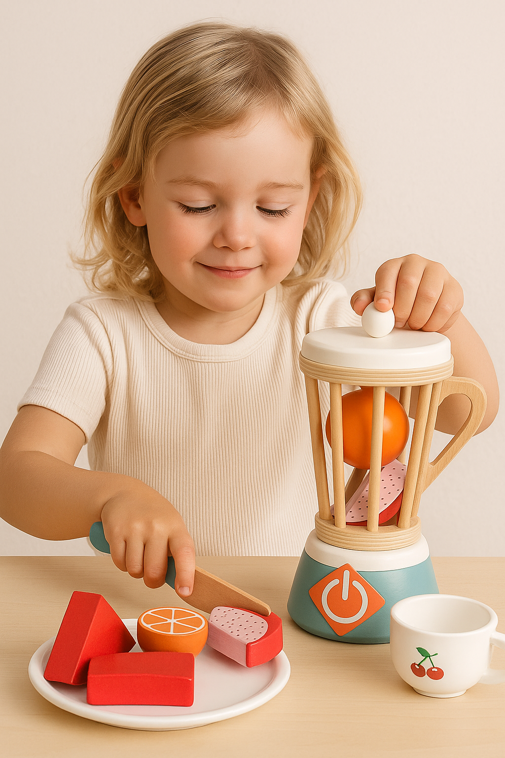 Wooden Juicer Toy Set