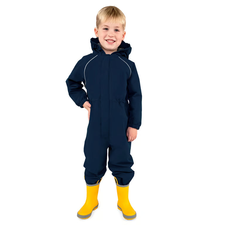 Kids Thin-Lined Rain Suits | Dark Navy