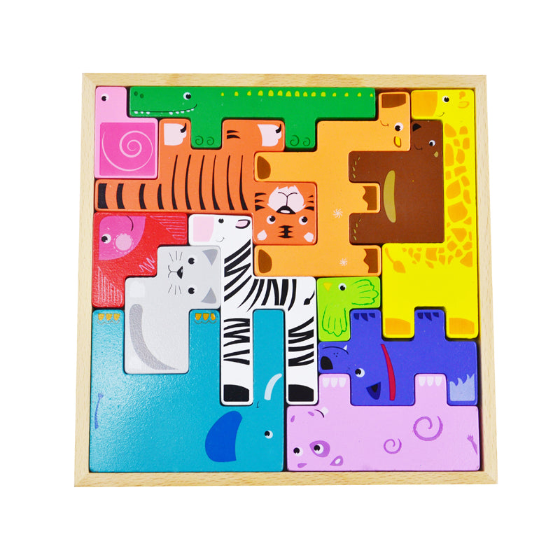 AC6616 Animal Building Blocks Puzzle
