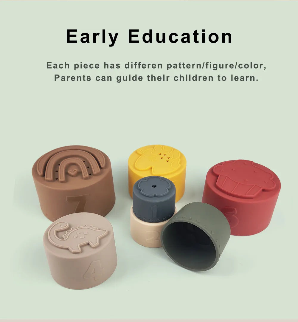 Silicone Stacking Cups