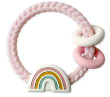 Load image into Gallery viewer, Ritzy Rattle™ Silicone Teether Rattles - Rainbow
