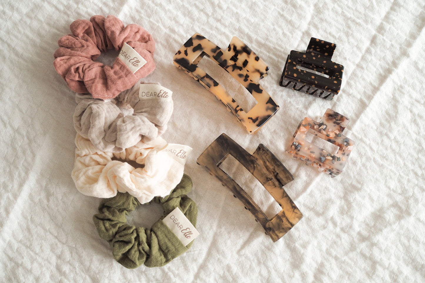 100% Cotton Muslin Scrunchie