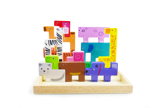 AC6616 Animal Building Blocks Puzzle