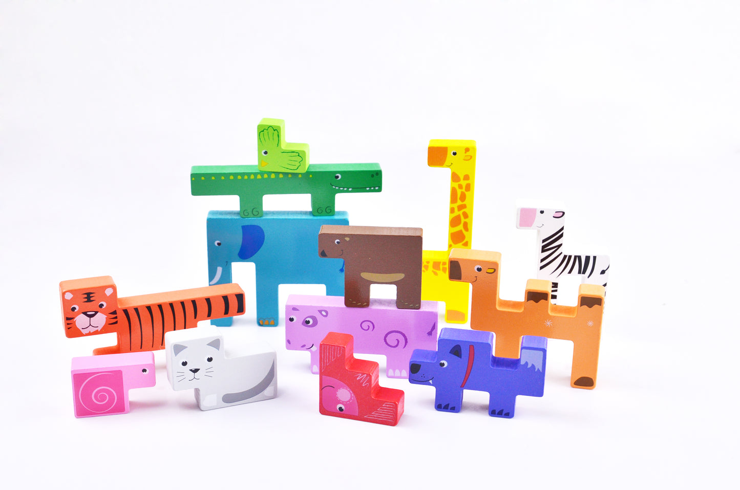 AC6616 Animal Building Blocks Puzzle