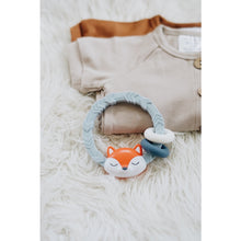 Load image into Gallery viewer, Ritzy Rattle™ Silicone Teether Rattles - Fox
