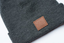 Load image into Gallery viewer, Patch Beanie - Dark Grey
