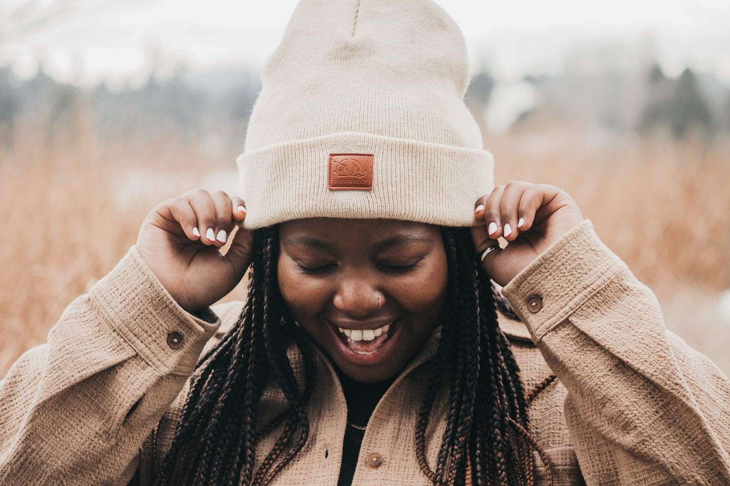 Patch Beanie -Vanilla