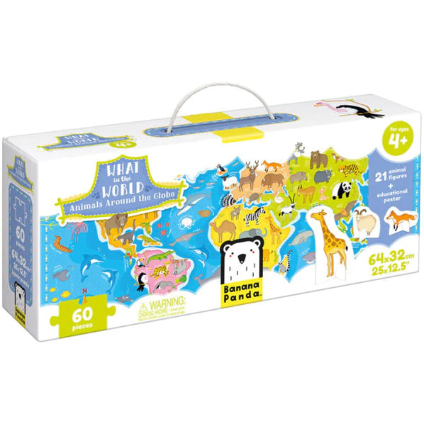 What in the World Puzzles: Animals Around the Globe age 4+
