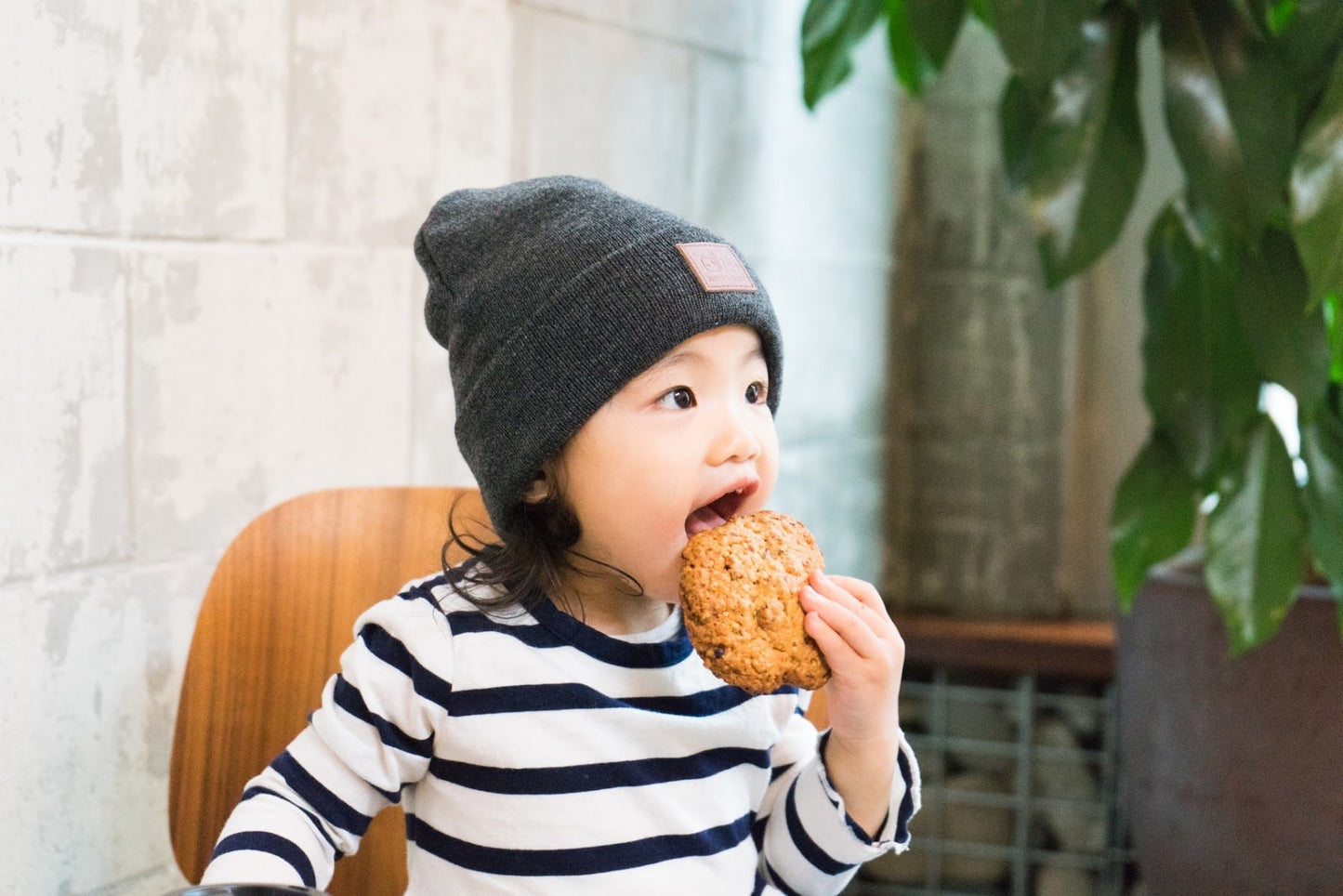 Patch Beanie - Dark Grey