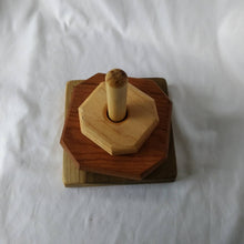 Load image into Gallery viewer, Heirloom Wooden Rings Stacker Toy
