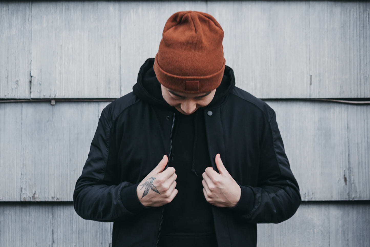 Patch Beanie - Caramel