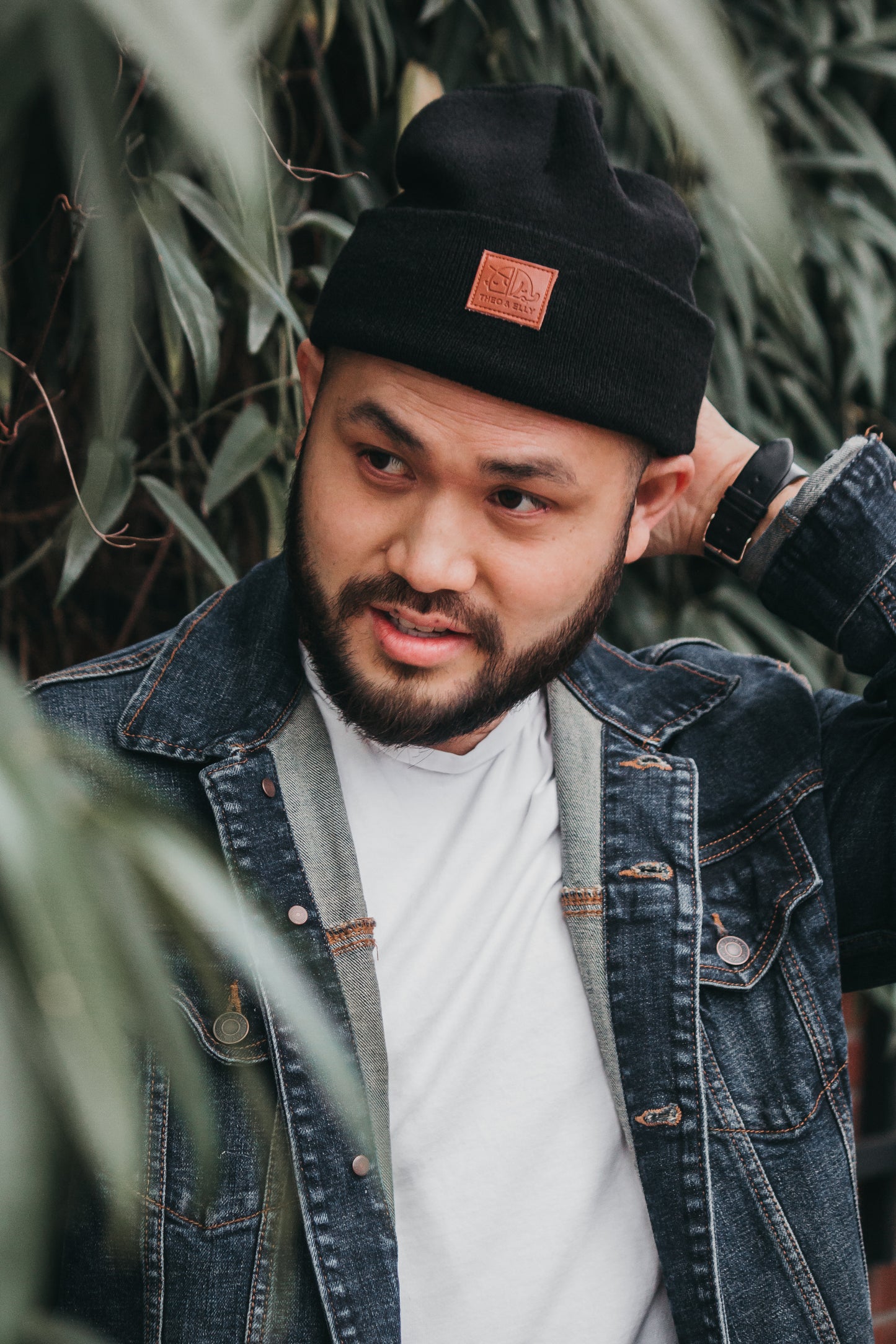 Patch Beanie - Black