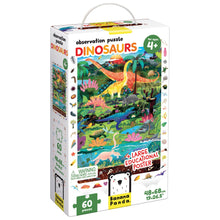 Load image into Gallery viewer, Observation Puzzle Dinosaur 4+
