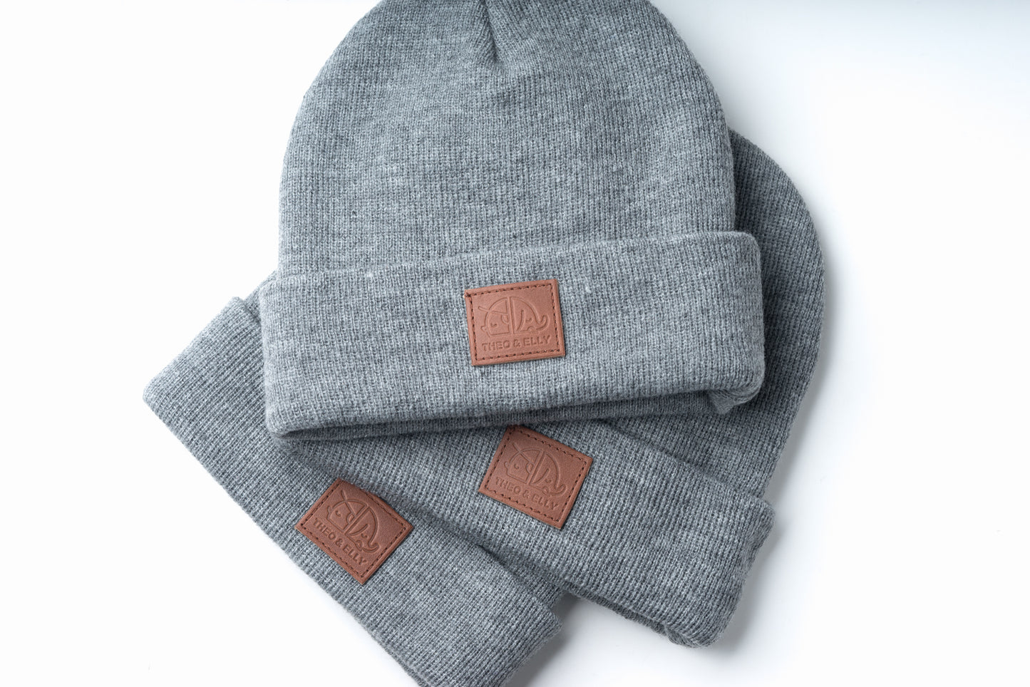 Patch Beanie - Light Grey