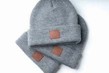 Load image into Gallery viewer, Patch Beanie - Light Grey
